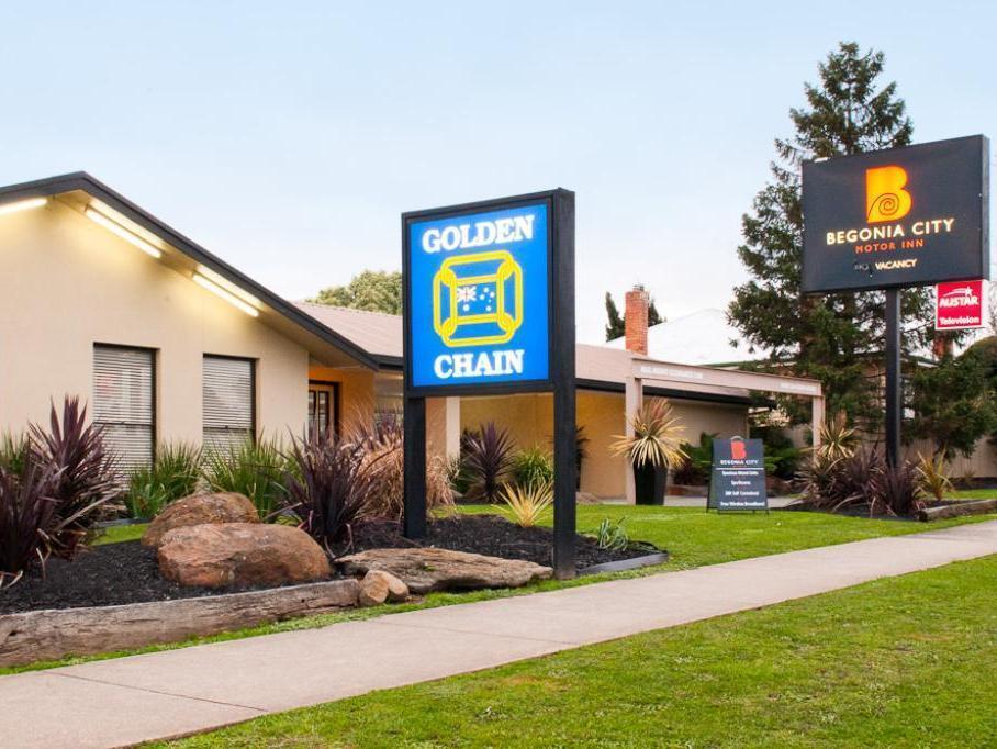 Begonia City Motor Inn Баларат Екстериор снимка